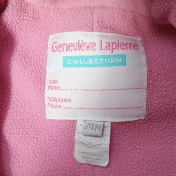 Genevieve Lapierre girls Spring/Fall jacket. - Picture 2 of 3
